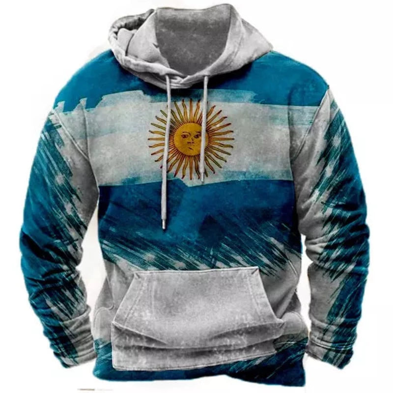 Men's Argentina Flag Jersey