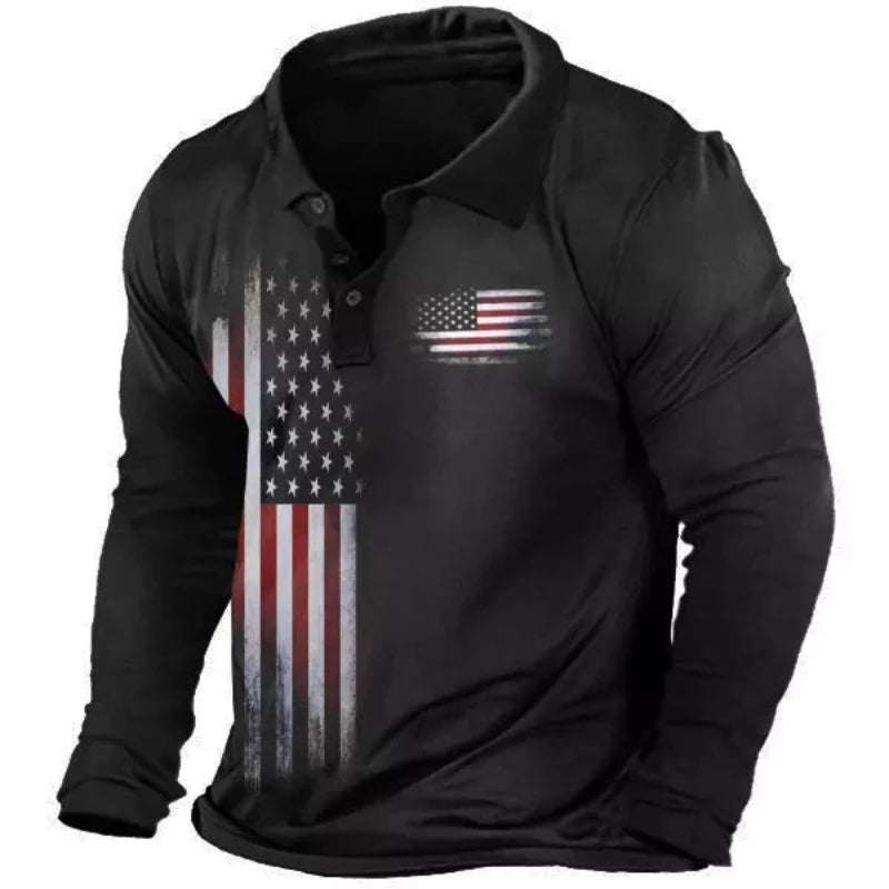 Men's American Flag Sweatshirt