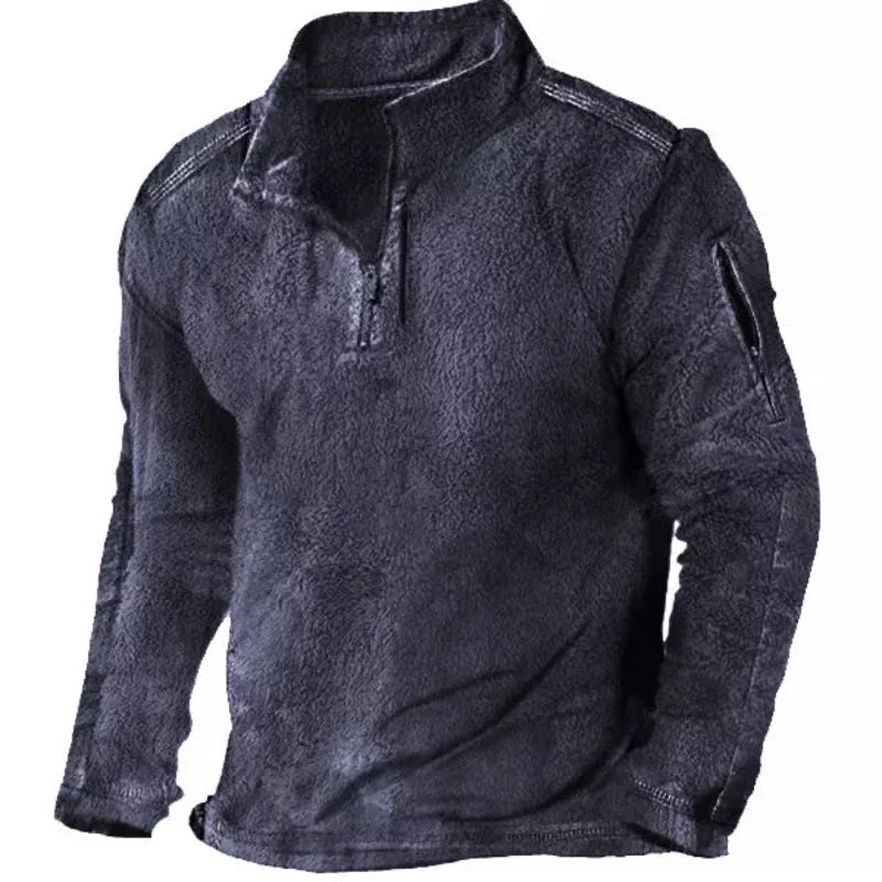 Men Outdoor Zipper Pocket T-Shirt