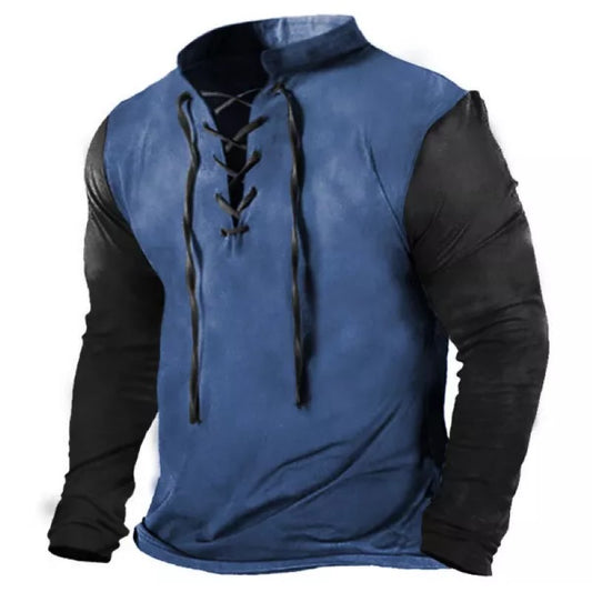 Men's Vintage Tactical Long Sleeve T-Shirt