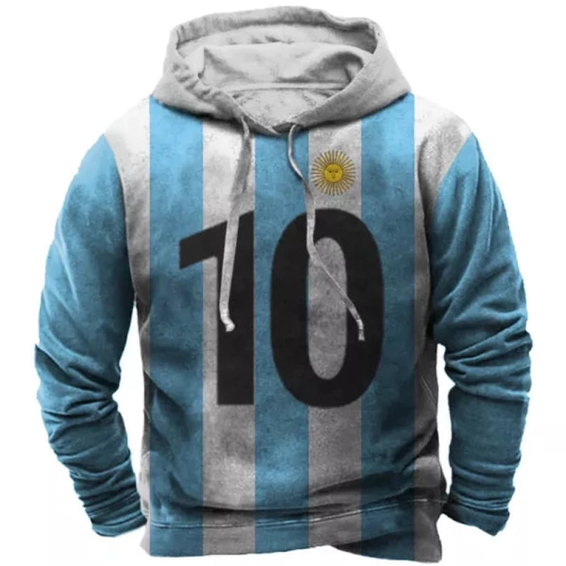 Men's Argentina Flag Jersey