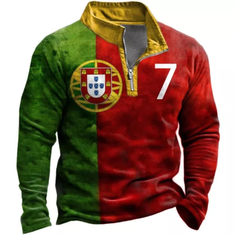 Men's Portugal Flag Sweatshirt