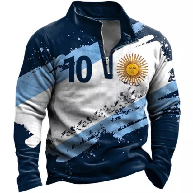 Men's Argentina Flag Sweatshirt
