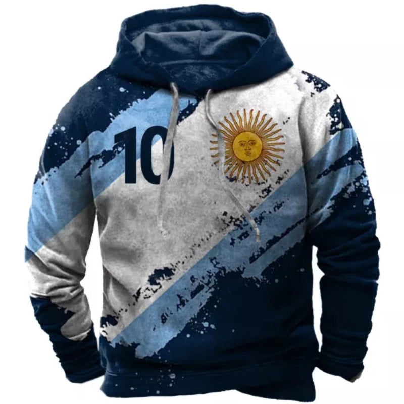 Men's Argentina Flag Jersey