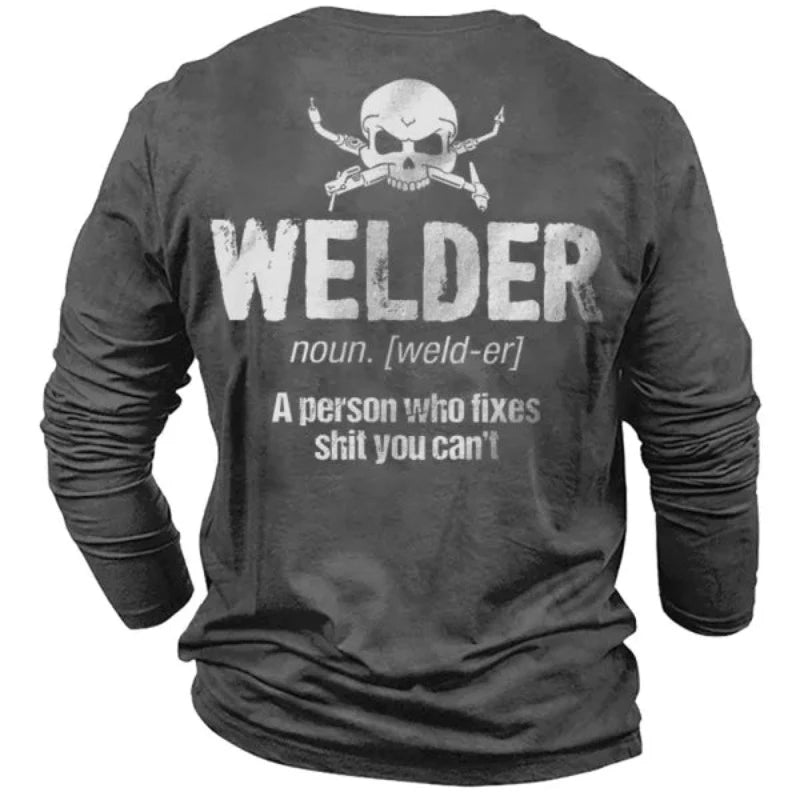 Men's Welder Cotton Long Sleeve T-Shirt