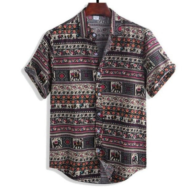 Ethnic Classic Print Shirt