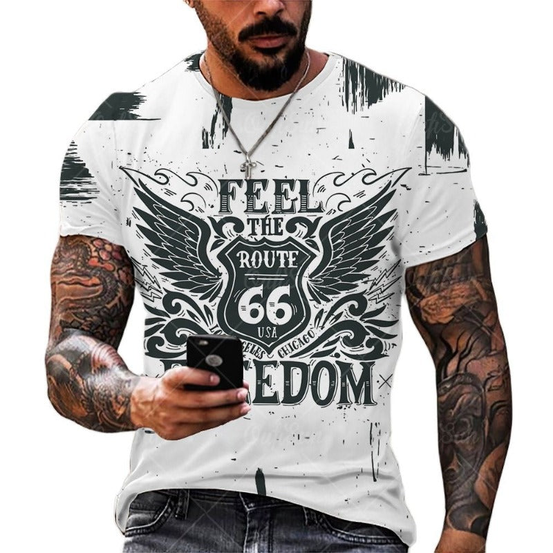 Men's Vintage Stye Printed T Shirts