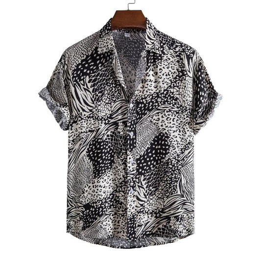 Loose Casual Slim Print Shirt