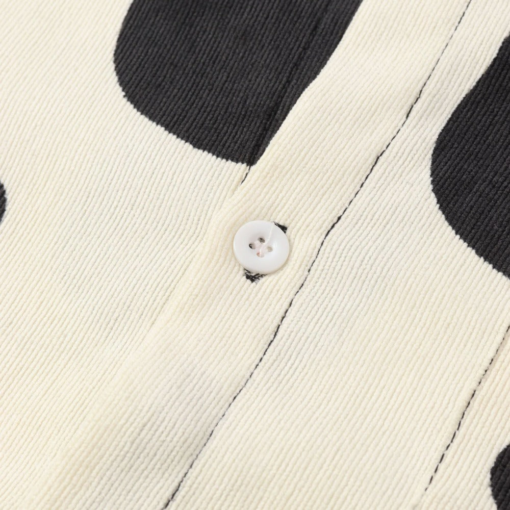 Cow Print Long Sleeve Corduroy