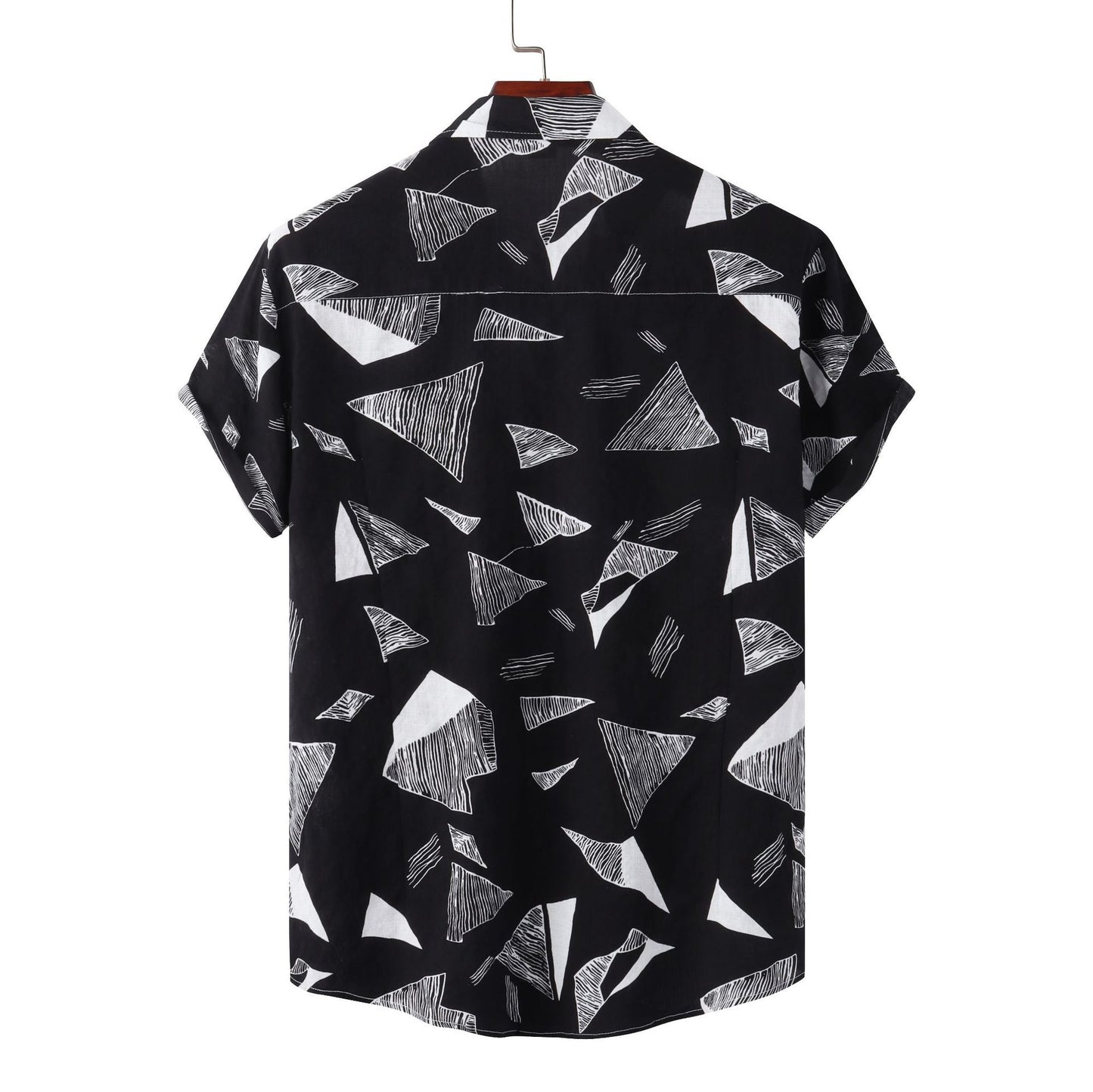 Geometric Printed Short Sleeve Shirt