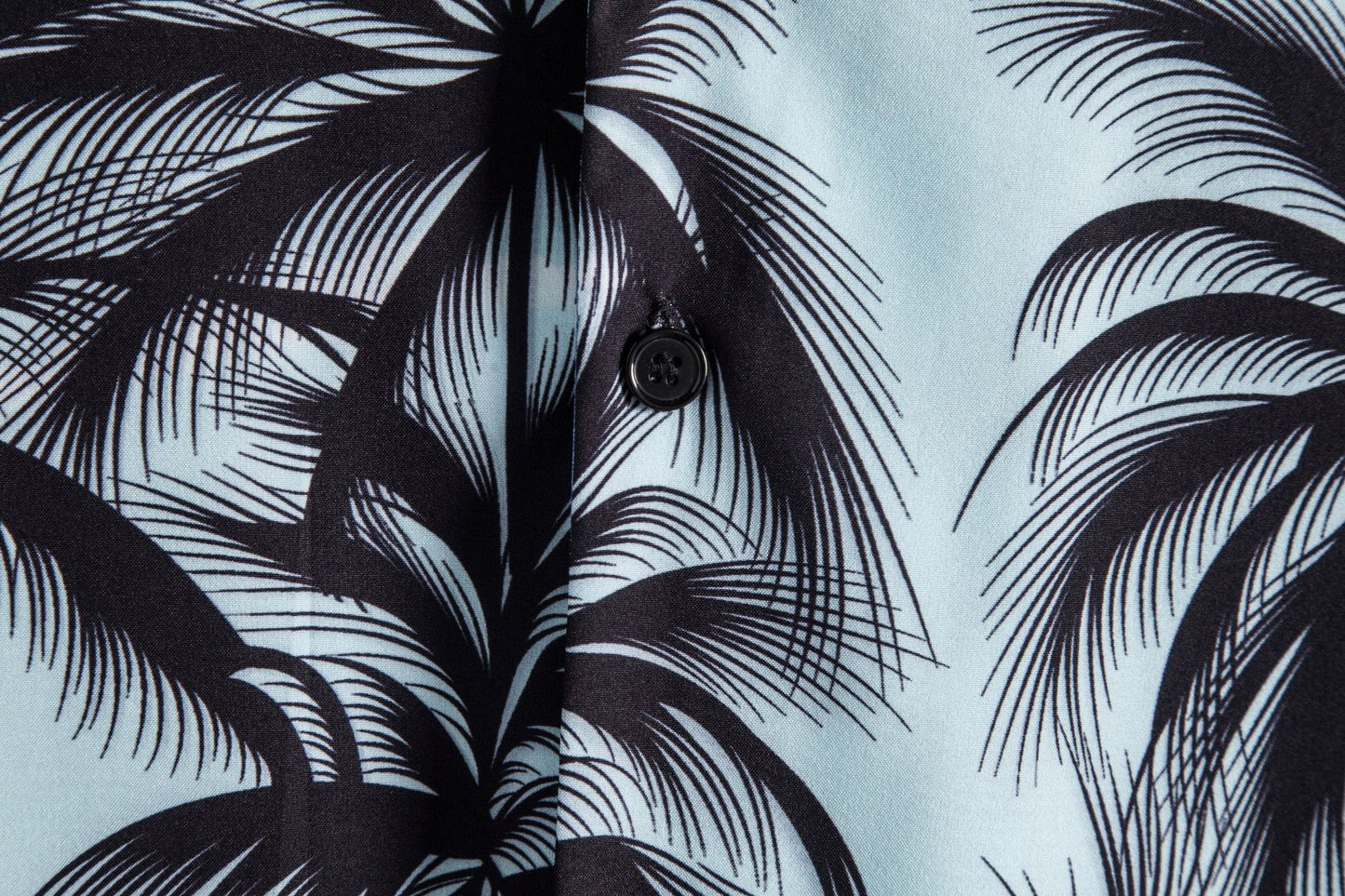 Palm Tree Printed Beach Shirt