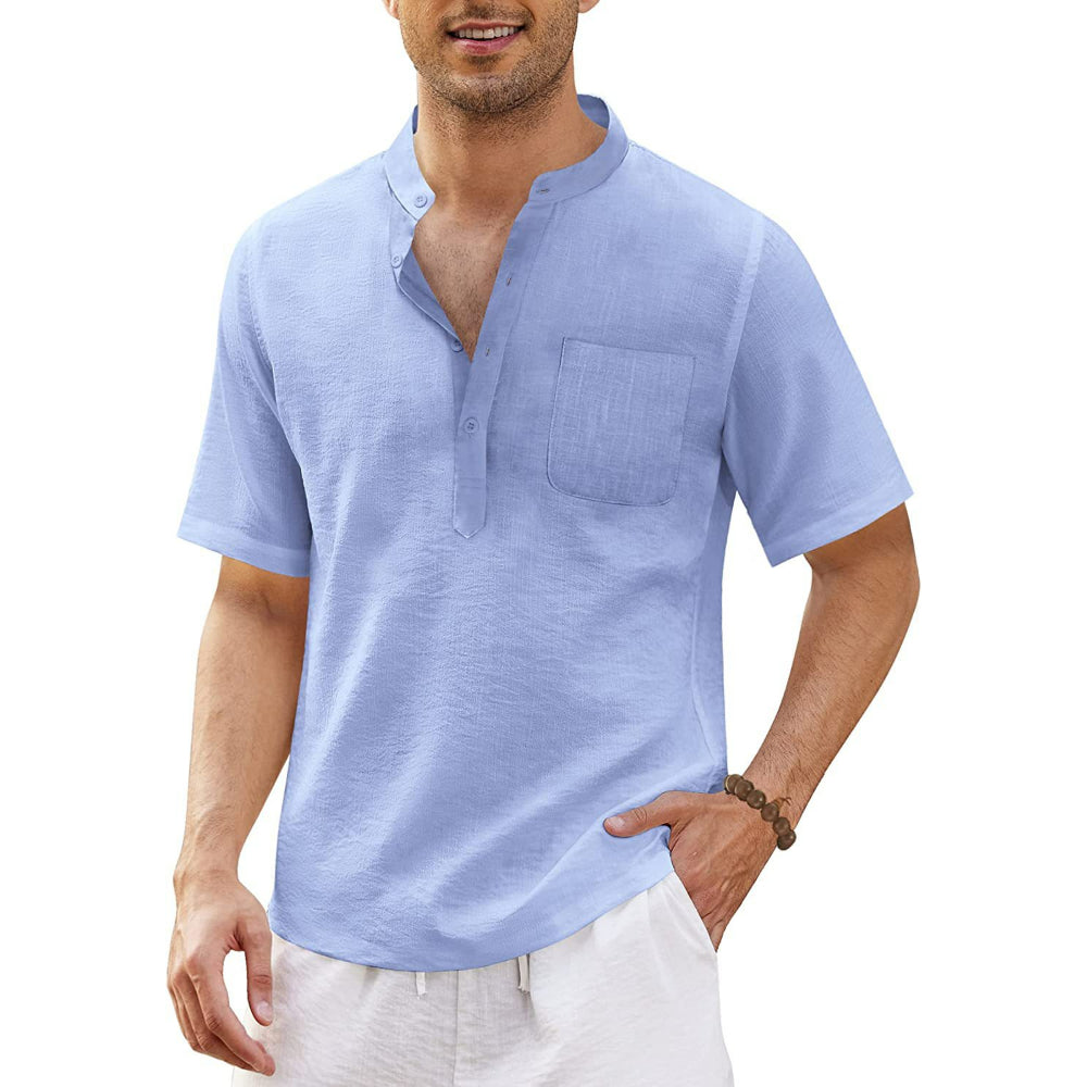 Hippie Pocket Shirt With Short Sleeves