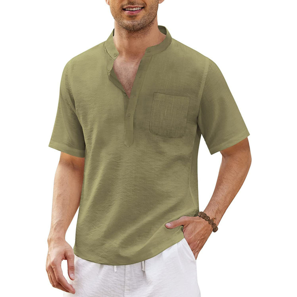 Hippie Pocket Shirt With Short Sleeves