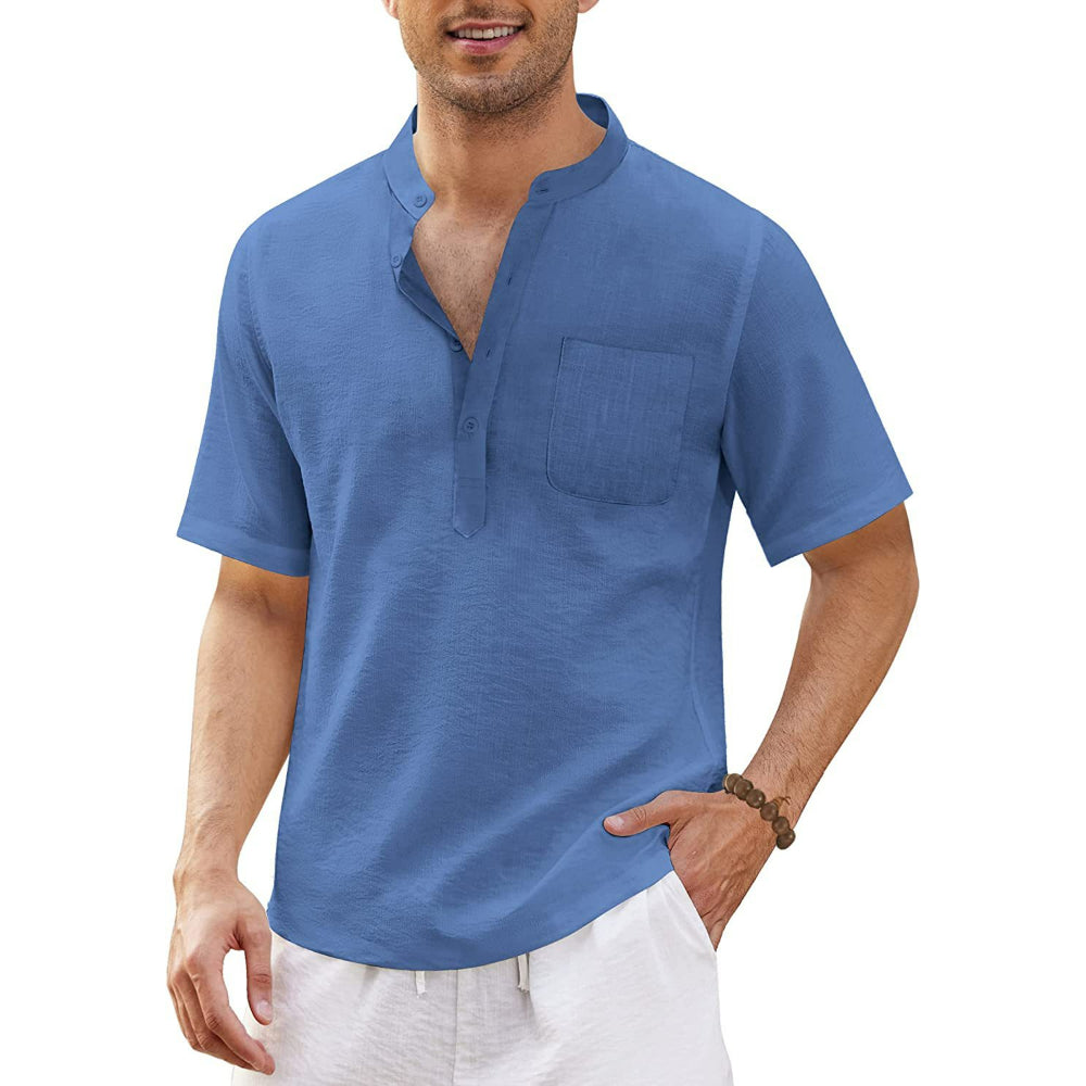 Hippie Pocket Shirt With Short Sleeves