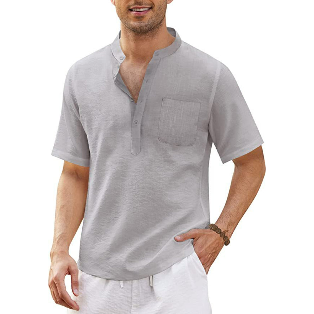 Hippie Pocket Shirt With Short Sleeves