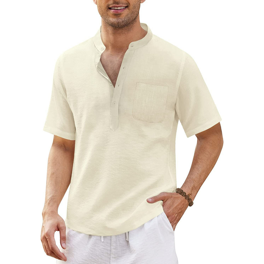 Hippie Pocket Shirt With Short Sleeves