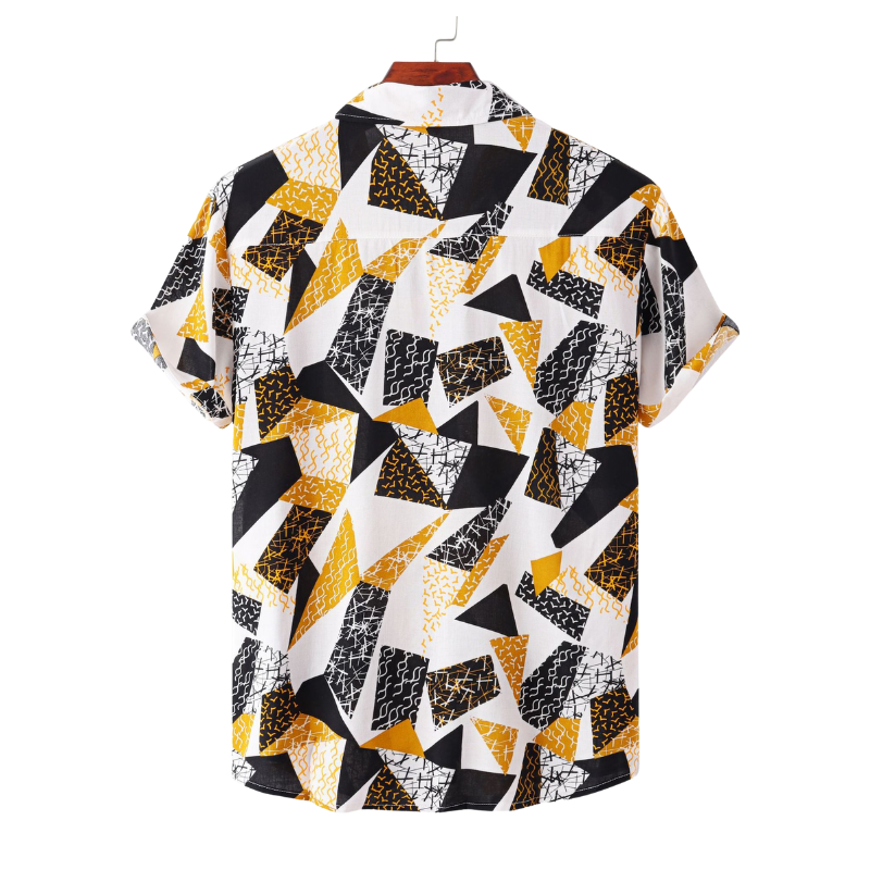 Geometrics Design Short Sleeve Shirt