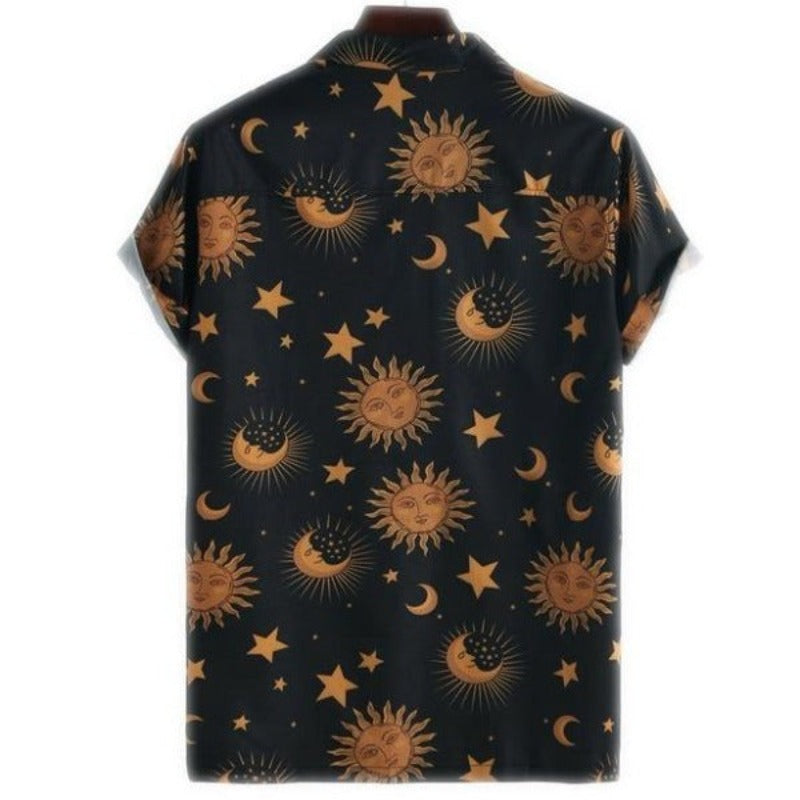 Sun And Stars Short Sleeve Shirt