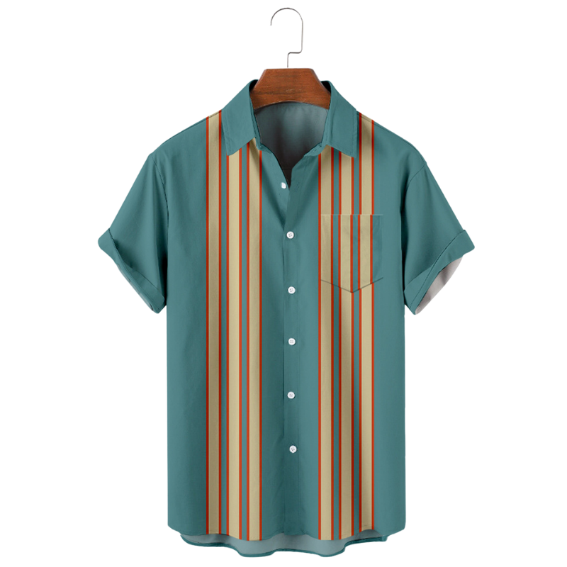 Broad Brown Striped Shirt