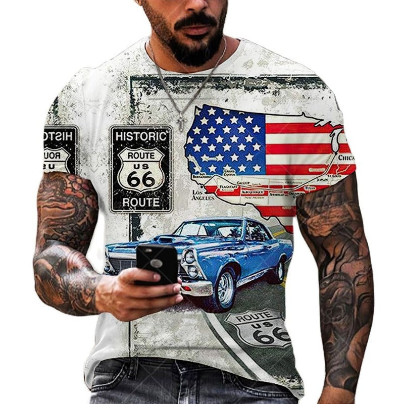 Men's Vintage Stye Printed T Shirts