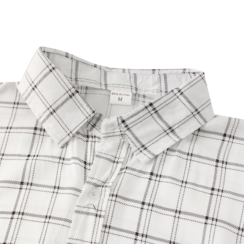 Semi-Formal Plaid Short Sleeve Shirt