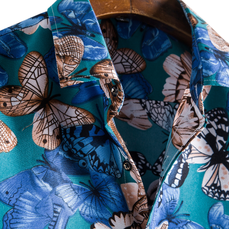Butterfly spread long sleeve shirt