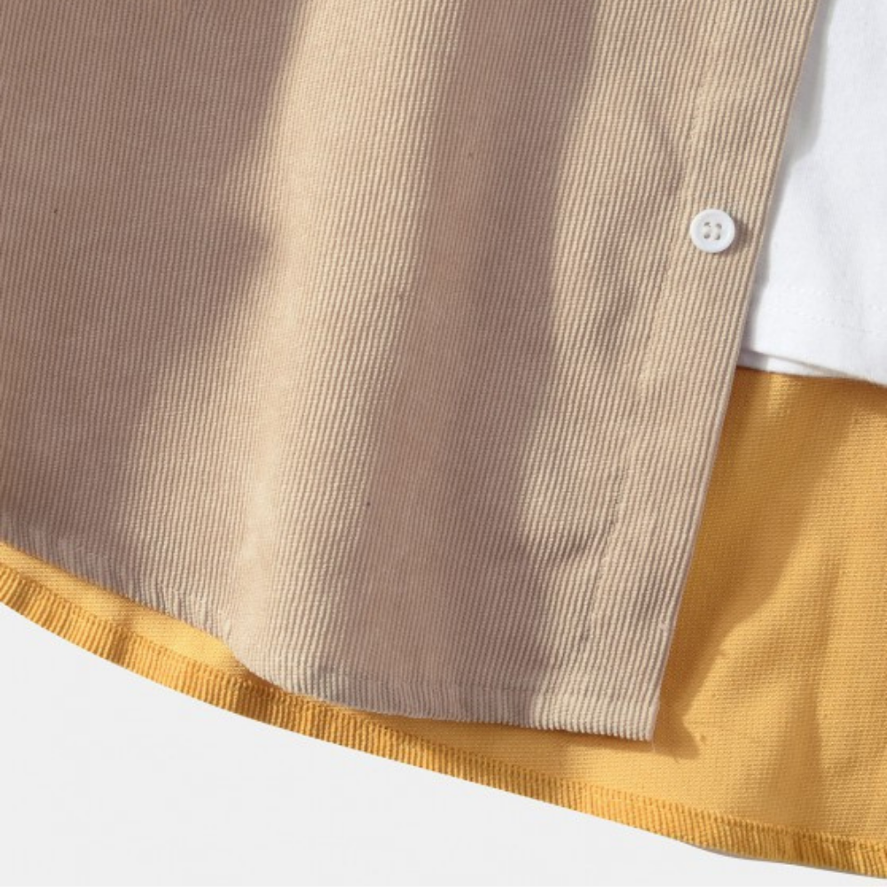 Yellow Cream Full Sleeve Shirt