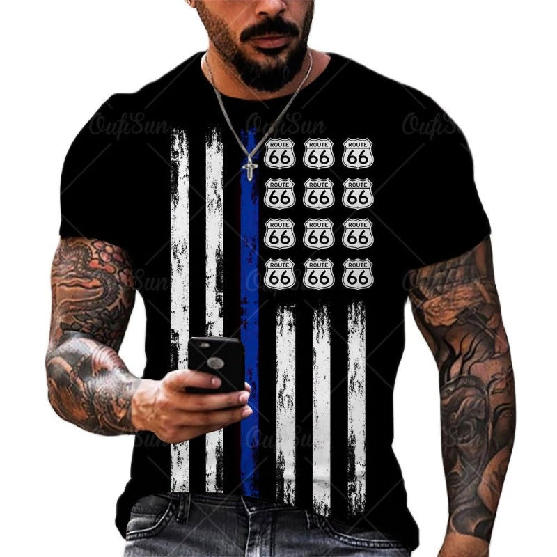 Men's Vintage Stye Printed T Shirts