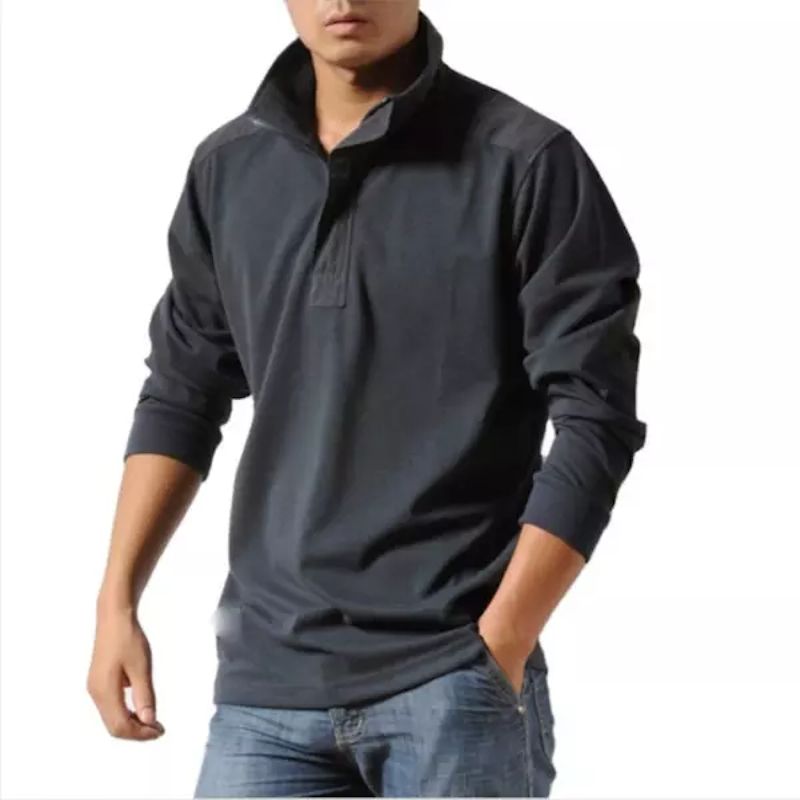 Men's Zipper Lapel Polo Tactical Shirt