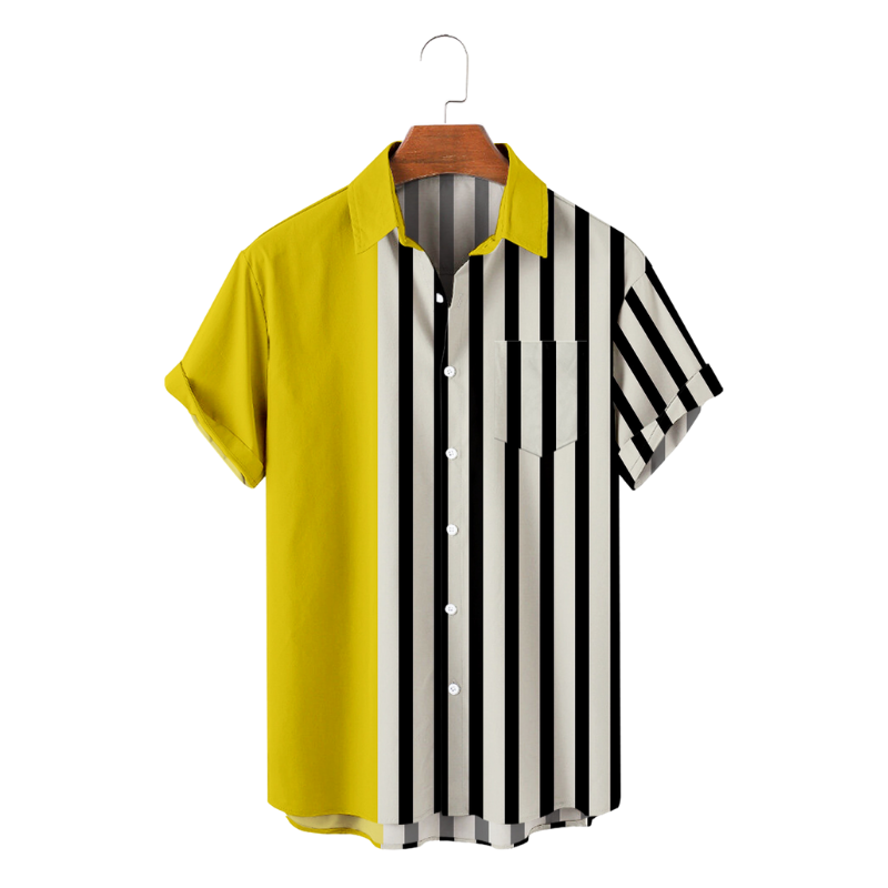 S236 Broad Vertical Striped Shirt