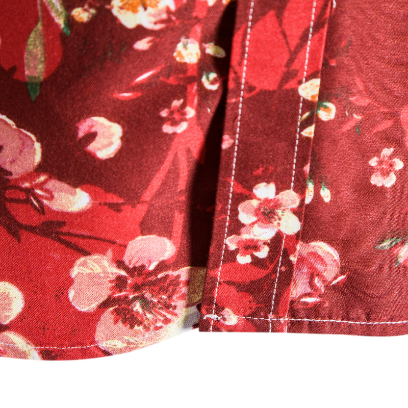Men's flower burst long sleeve shirt