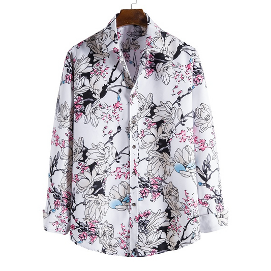 Floral Zen Long Sleeve Shirt