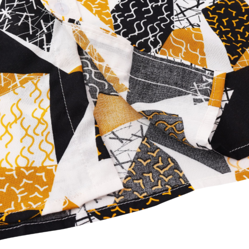 Geometrics Design Short Sleeve Shirt