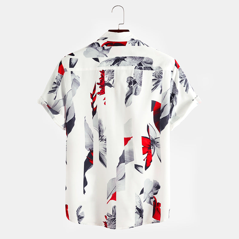 Printed Shirt Hawaiian Men's Shirt