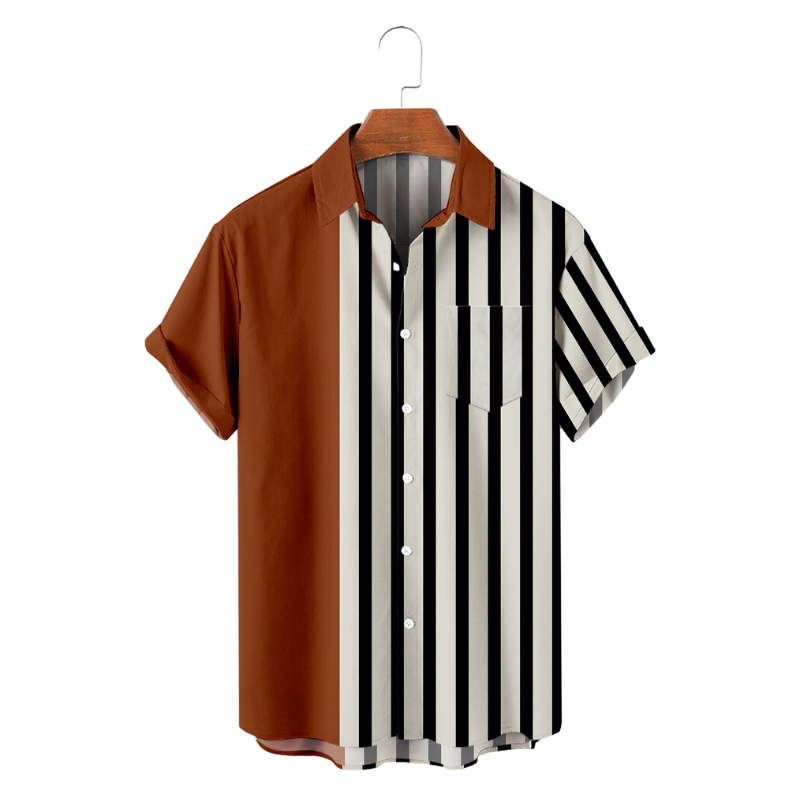 S236 Broad Vertical Striped Shirt