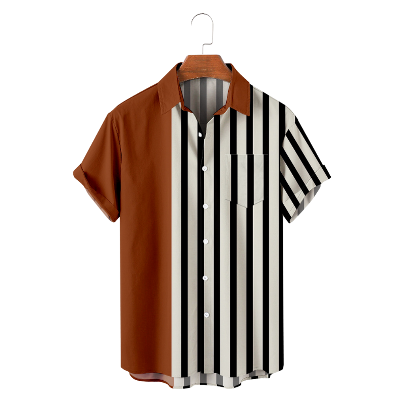 #S236 Broad Vertical Striped Shirt