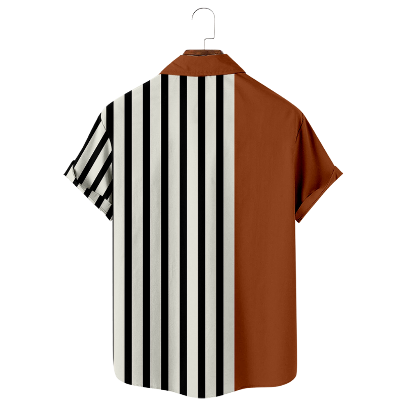 S236 Broad Vertical Striped Shirt