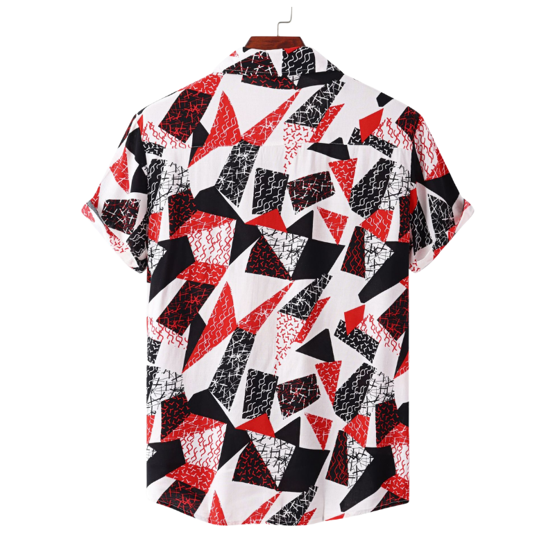 Geometrics Design Short Sleeve Shirt