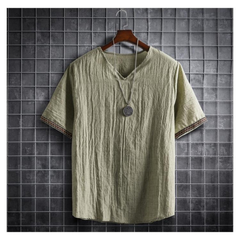 Men's Short Sleeve Hawaii Solid Shirt