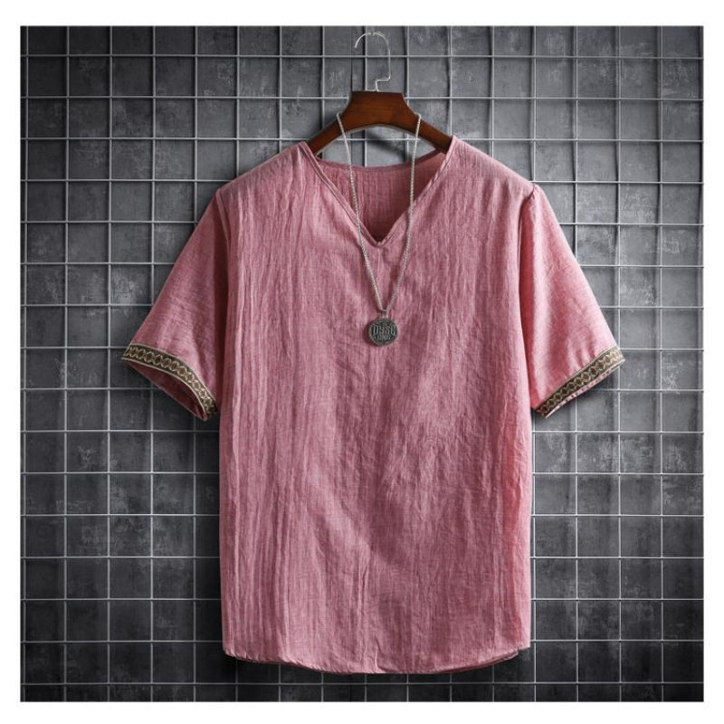 Men's Short Sleeve Hawaii Solid Shirt