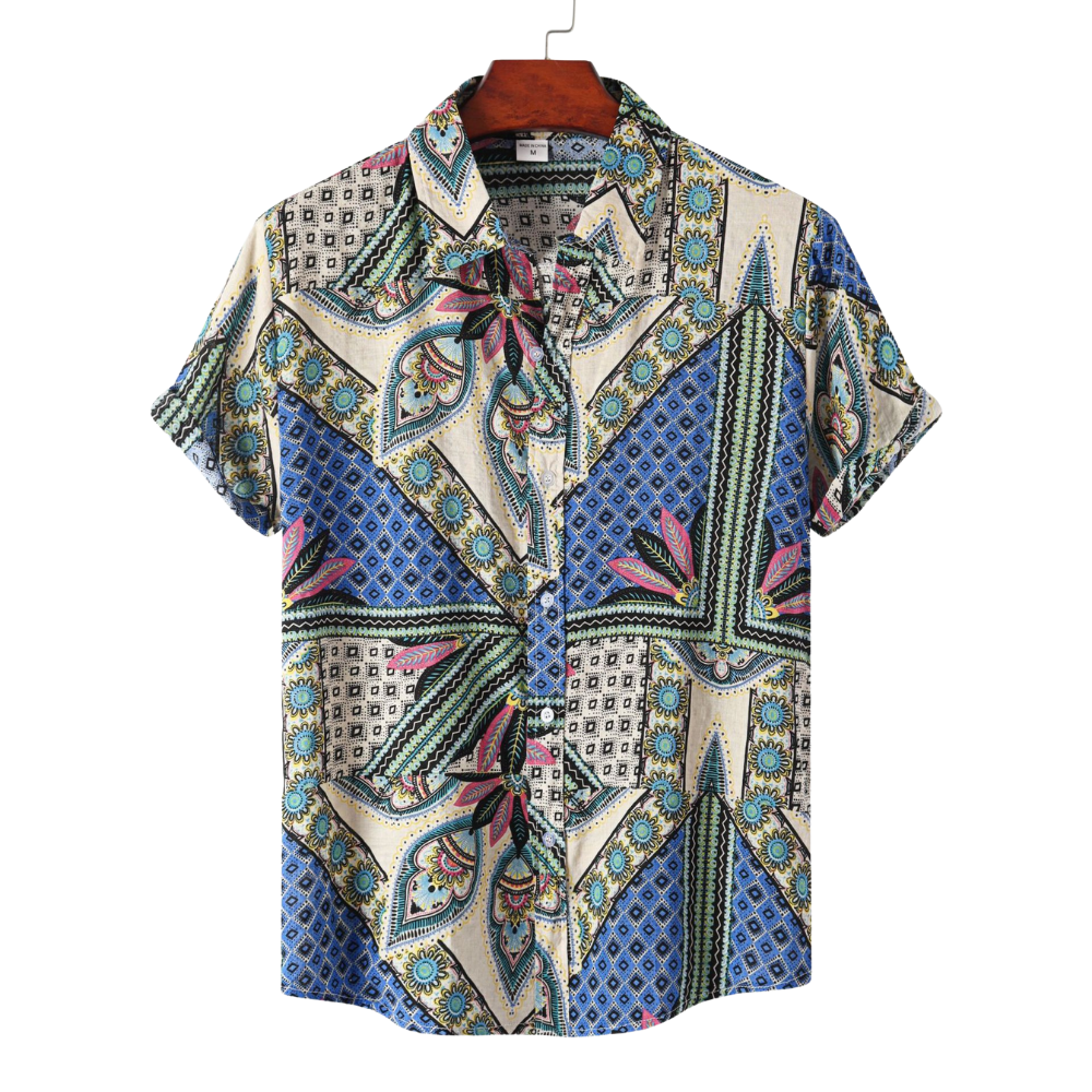 Summer Men's Casual Printed Shirt