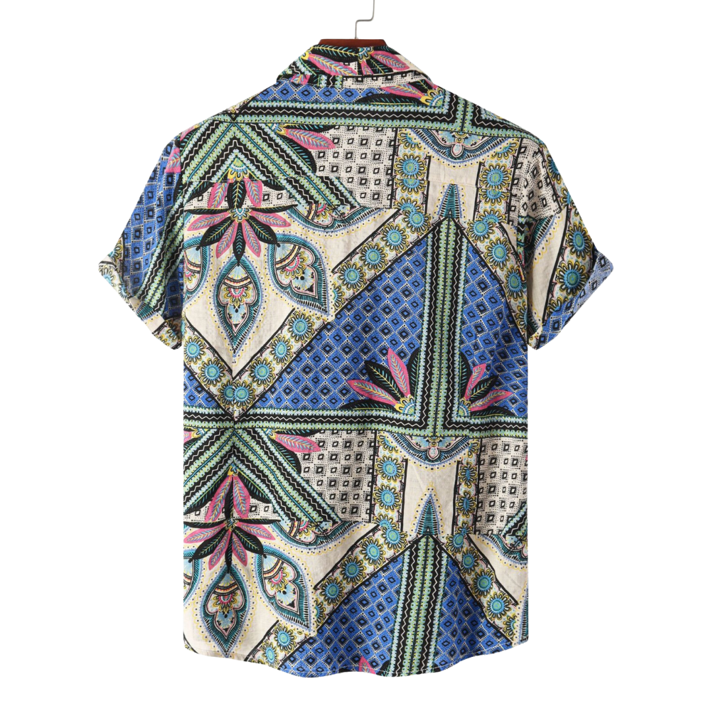 Summer Men's Casual Printed Shirt