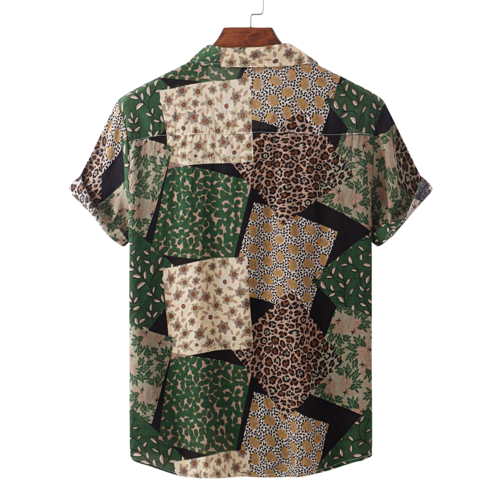 Hawaiian Leopard Print Shirt