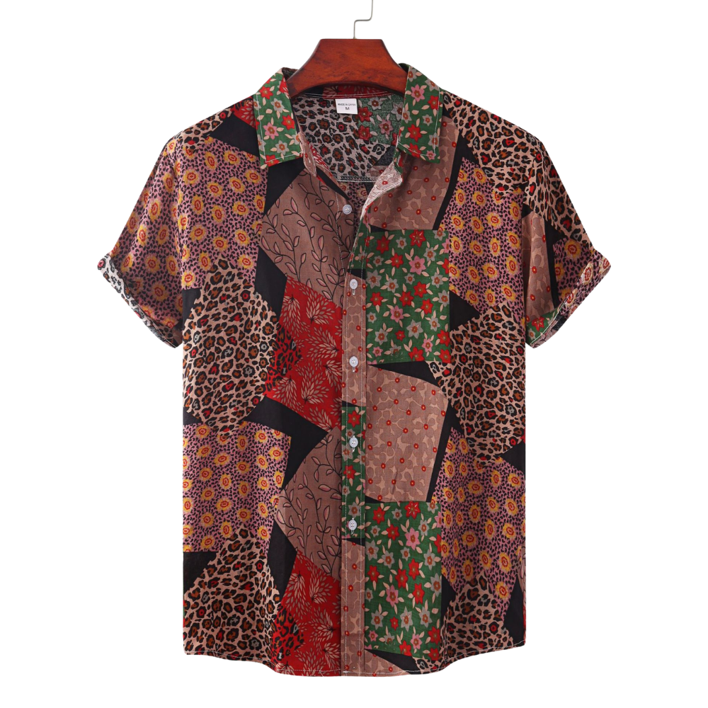 Hawaiian Leopard Print Shirt