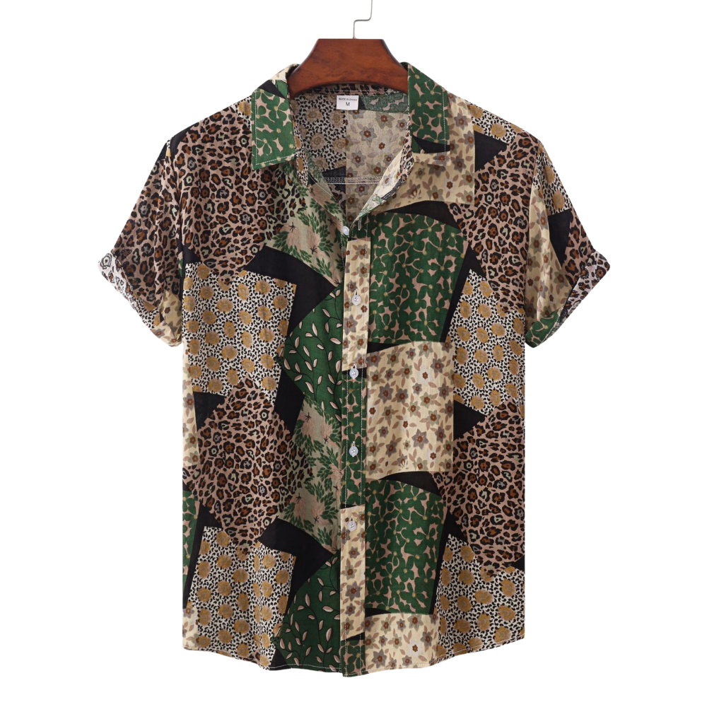 Hawaiian Leopard Print Shirt