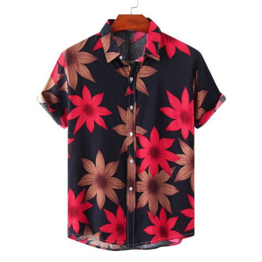 S50 Bold Floral Print Shirt