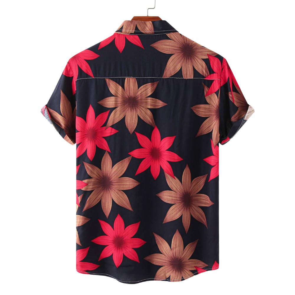 S50 Bold Floral Print Shirt