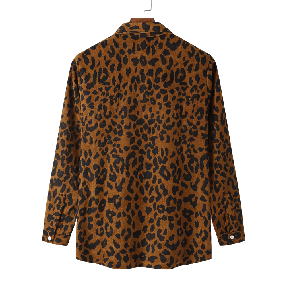 Leopard Print Full Sleeve Shirt