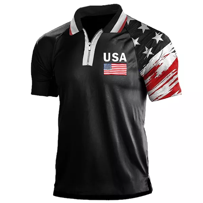 Men's Patriotic Classic Polo Shirt