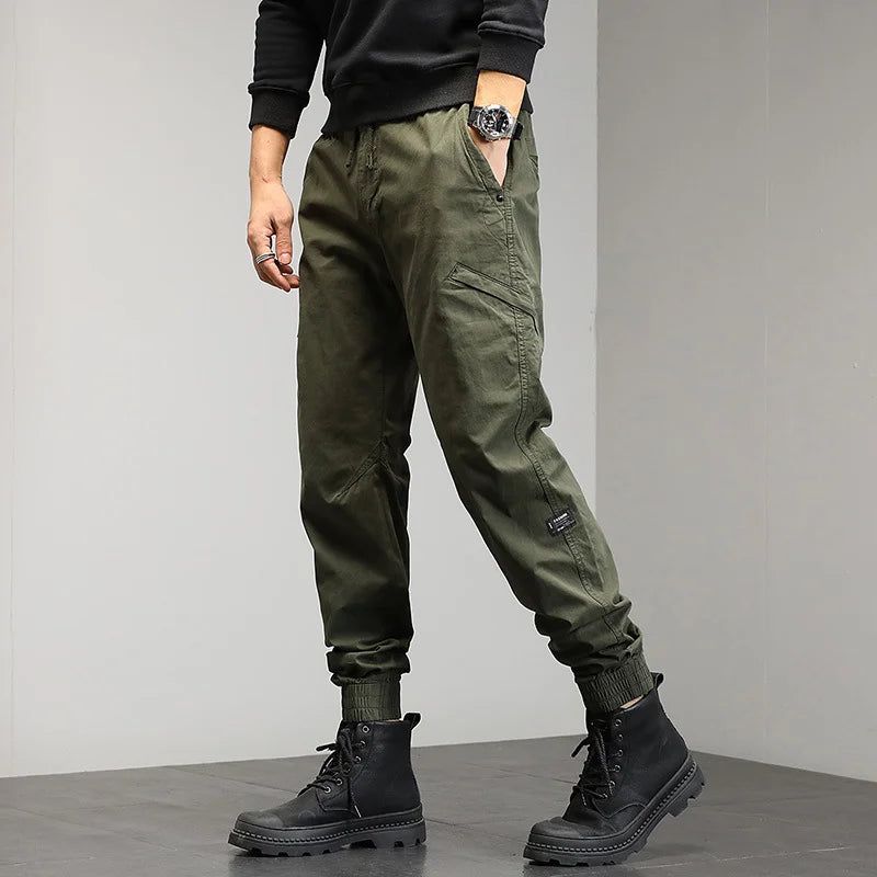 Retro Multi-Pocket Casual Pants For Men